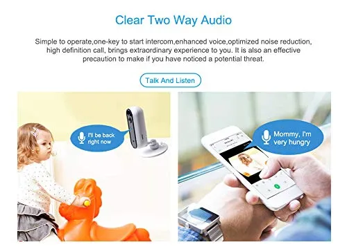 Pet Dog Camera, WiFi Cam with Audio and Video