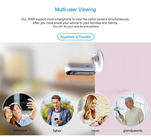 Pet Dog Camera, WiFi Cam with Audio and Video