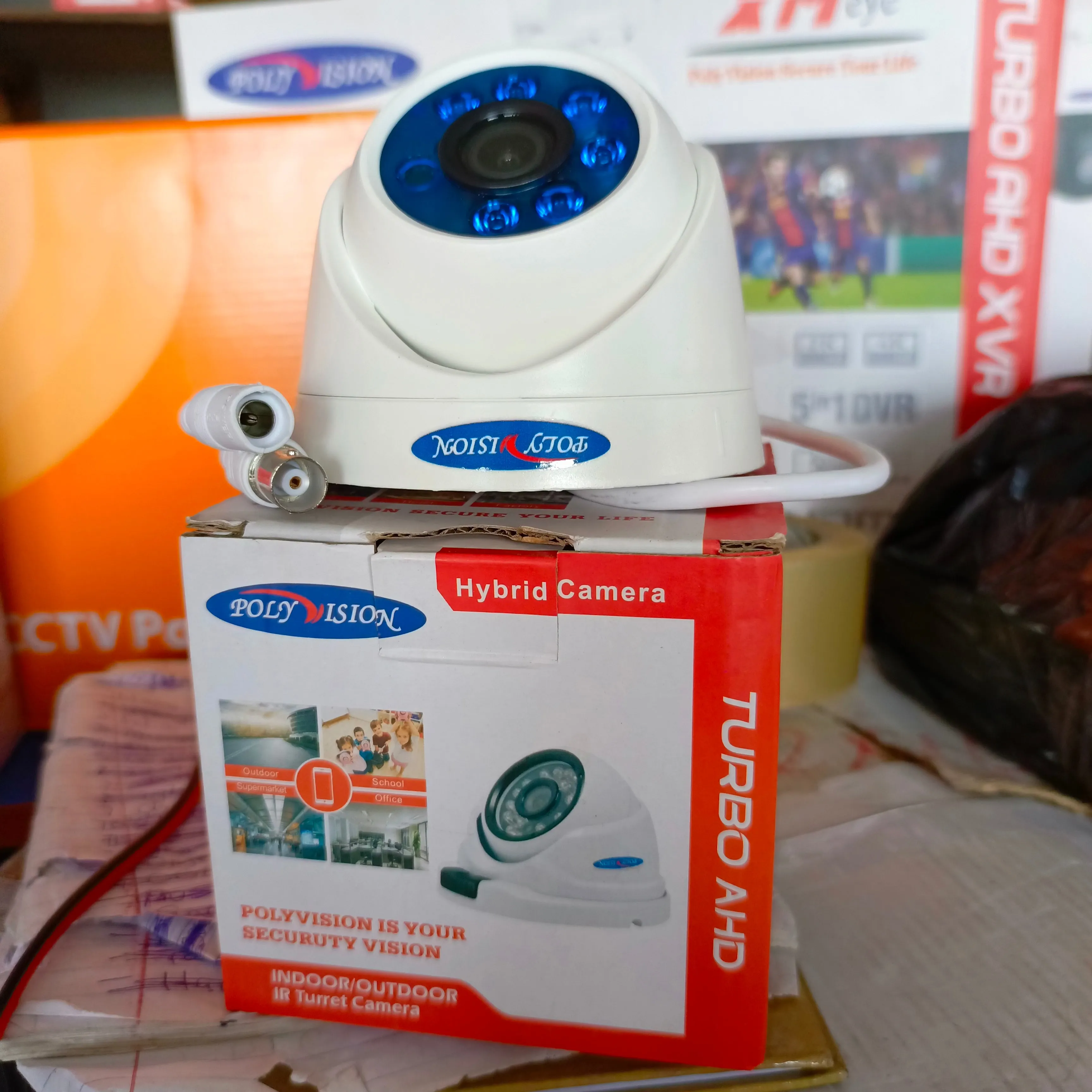 POLYVISION POLY-5014V IR-CCD Color Turret Camera (2.8mm 2MP Lens) - Brand New