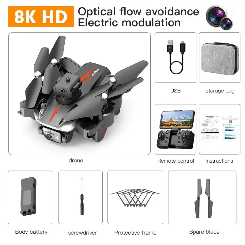 Pro Max Drone 8K 5G GPS Professional HD Photography Dual-Camera Obstacle Avoidanc Brushless Quadrotor