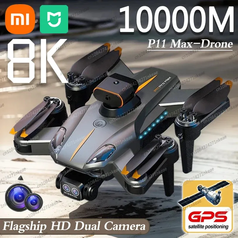 Pro Max Drone 8K 5G GPS Professional HD Photography Dual-Camera Obstacle Avoidanc Brushless Quadrotor