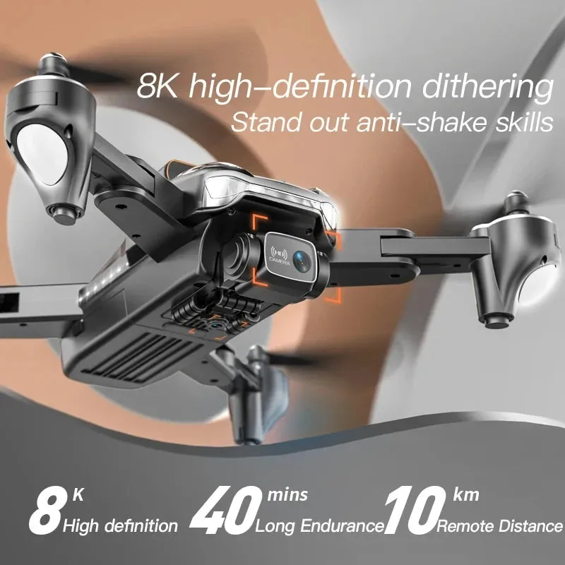 Pro Max Drone 8K 5G GPS Professional HD Photography Dual-Camera Obstacle Avoidanc Brushless Quadrotor