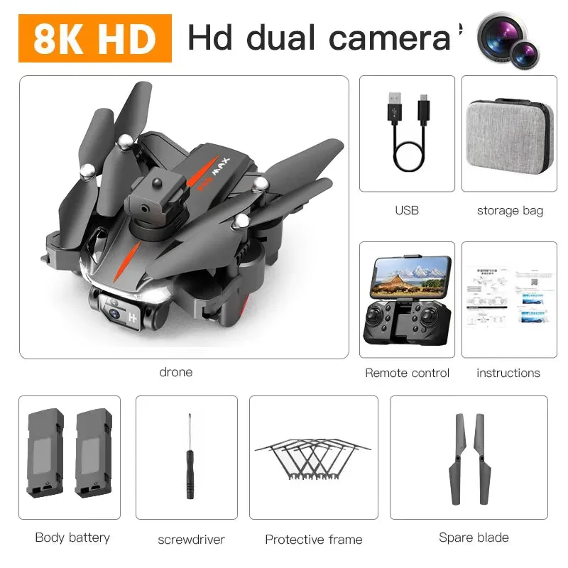 Pro Max Drone 8K 5G GPS Professional HD Photography Dual-Camera Obstacle Avoidanc Brushless Quadrotor