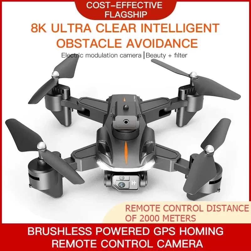 Pro Max Drone 8K 5G GPS Professional HD Photography Dual-Camera Obstacle Avoidanc Brushless Quadrotor