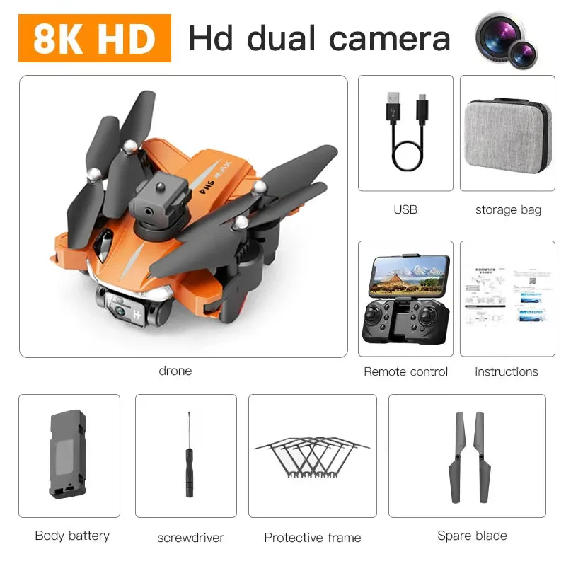 Pro Max Drone 8K 5G GPS Professional HD Photography Dual-Camera Obstacle Avoidanc Brushless Quadrotor