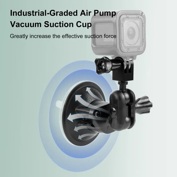 PULUZ Magic Arm Suction Cup Mount (Black)