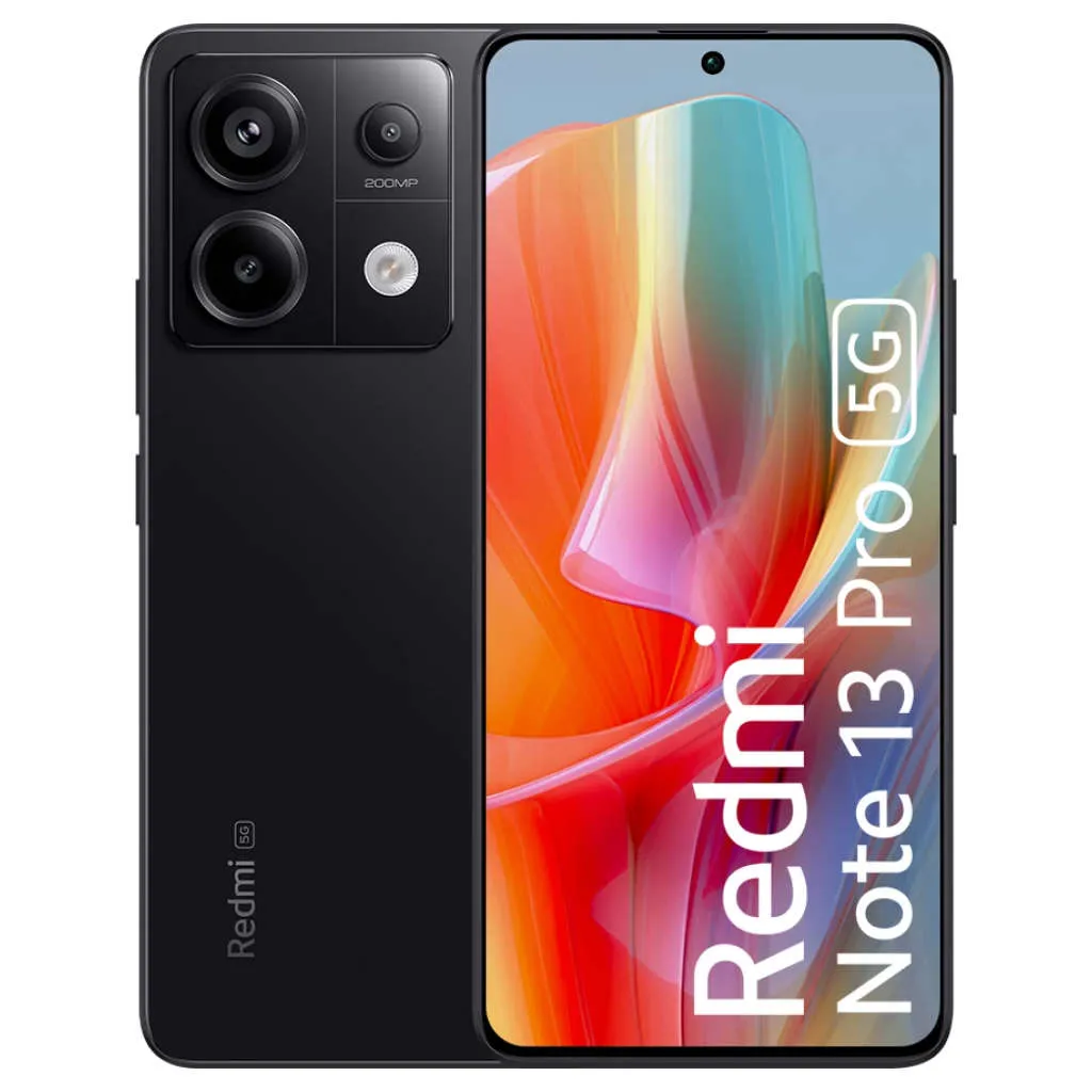Redmi Note 13 Pro 5G Smartphone 8GB RAM 256GB Storage Midnight Black