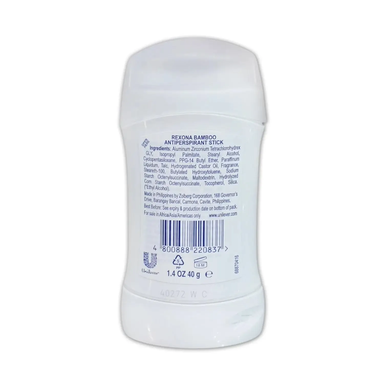 Rexona Bamboo Anti-Perspirant Deodorant 40g