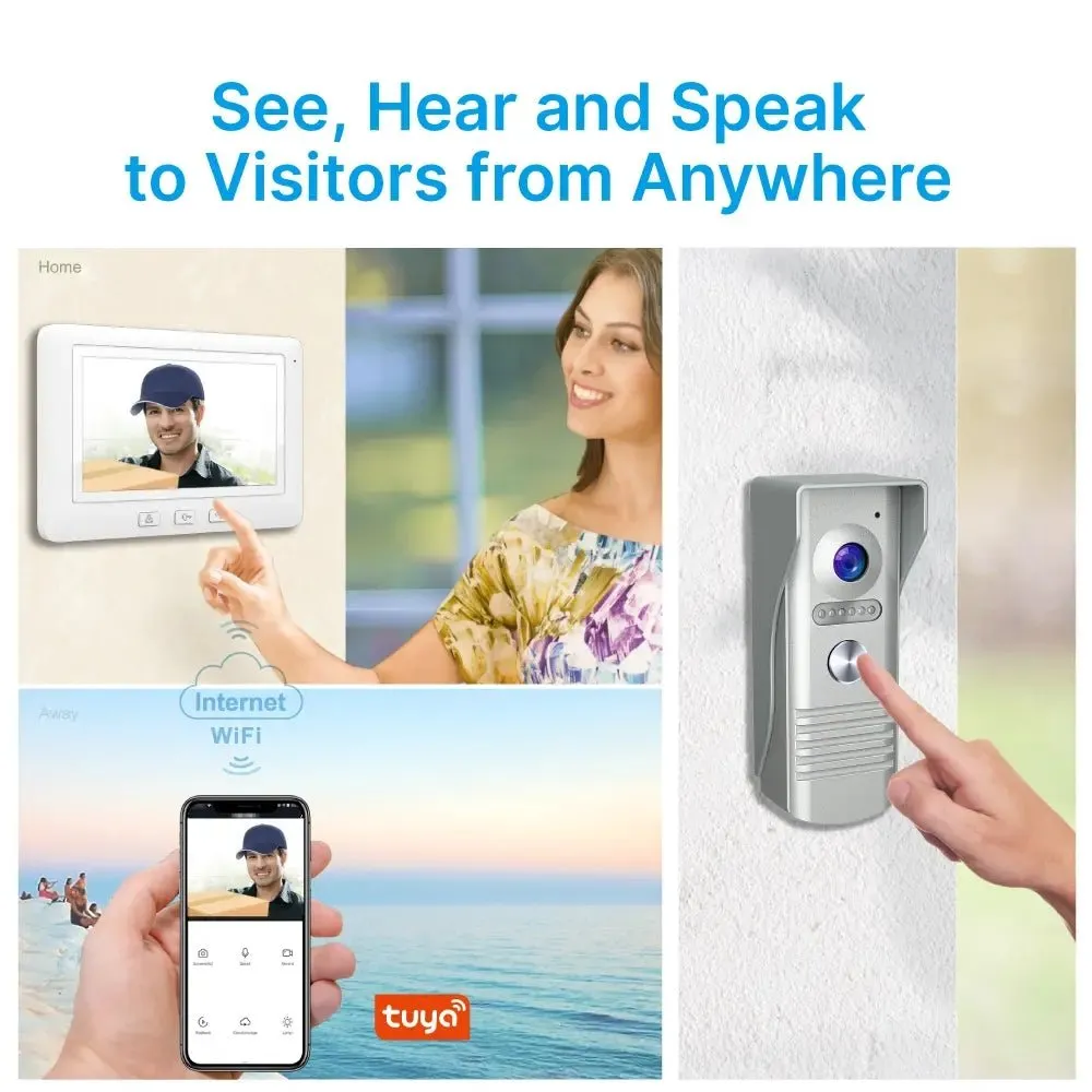 RL-C07F-TY Smart Home Video Doorphone 7" Tuya Smart Video Door Phone