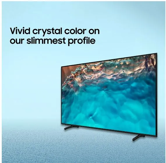 Samsung 55" UA55BU8000KXXS BU8000 Crystal UHD 4K Smart TV (2022) 3 ticks