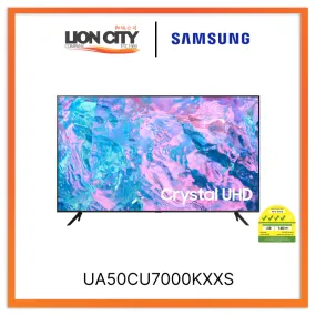 Samsung UA50CU7000KXXS 50" Crystal UHD CU7000 4K Smart TV (2023)