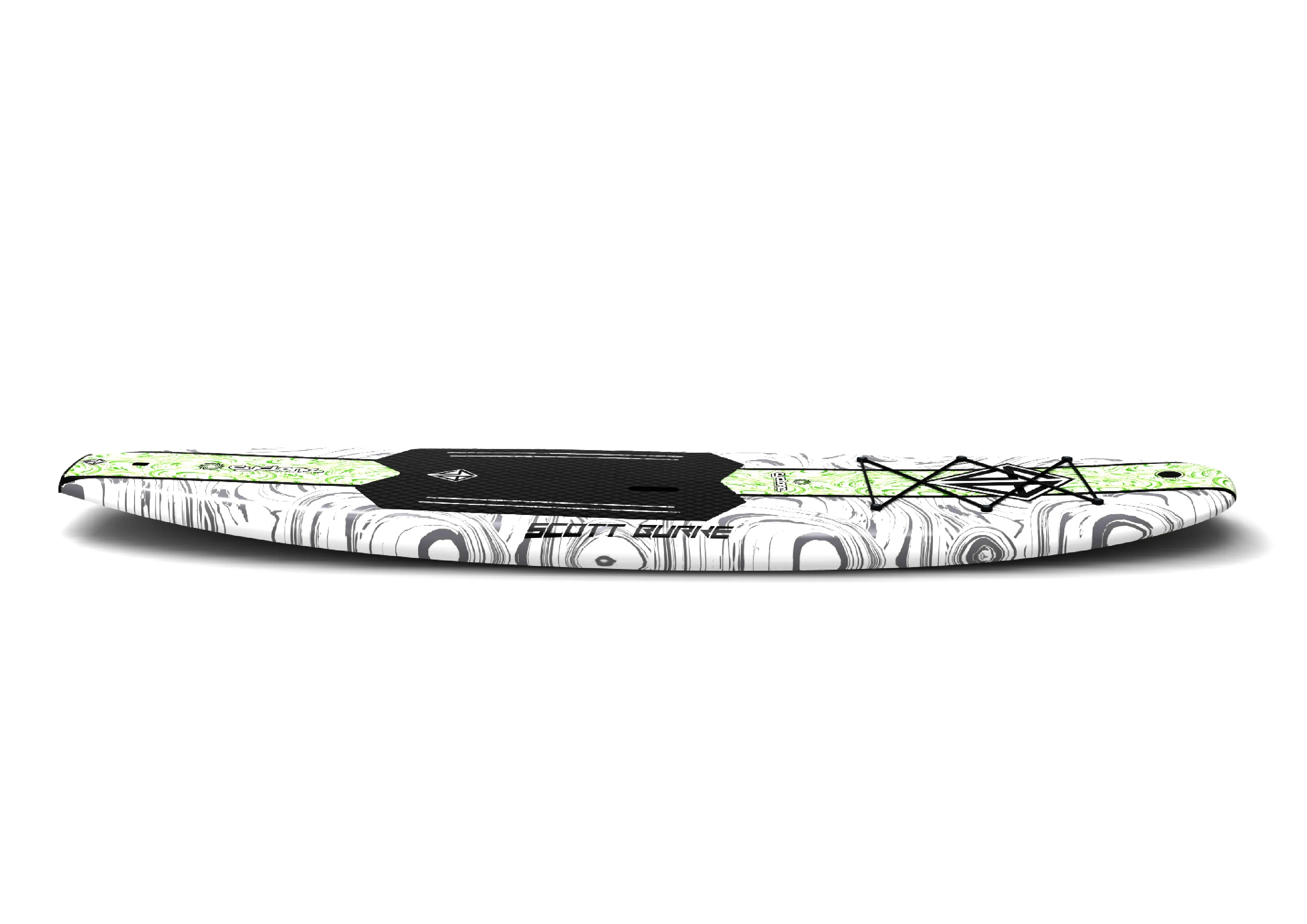 Scott Burke 10'6 Cyclone Classic Foam Stand Up Paddleboard Package