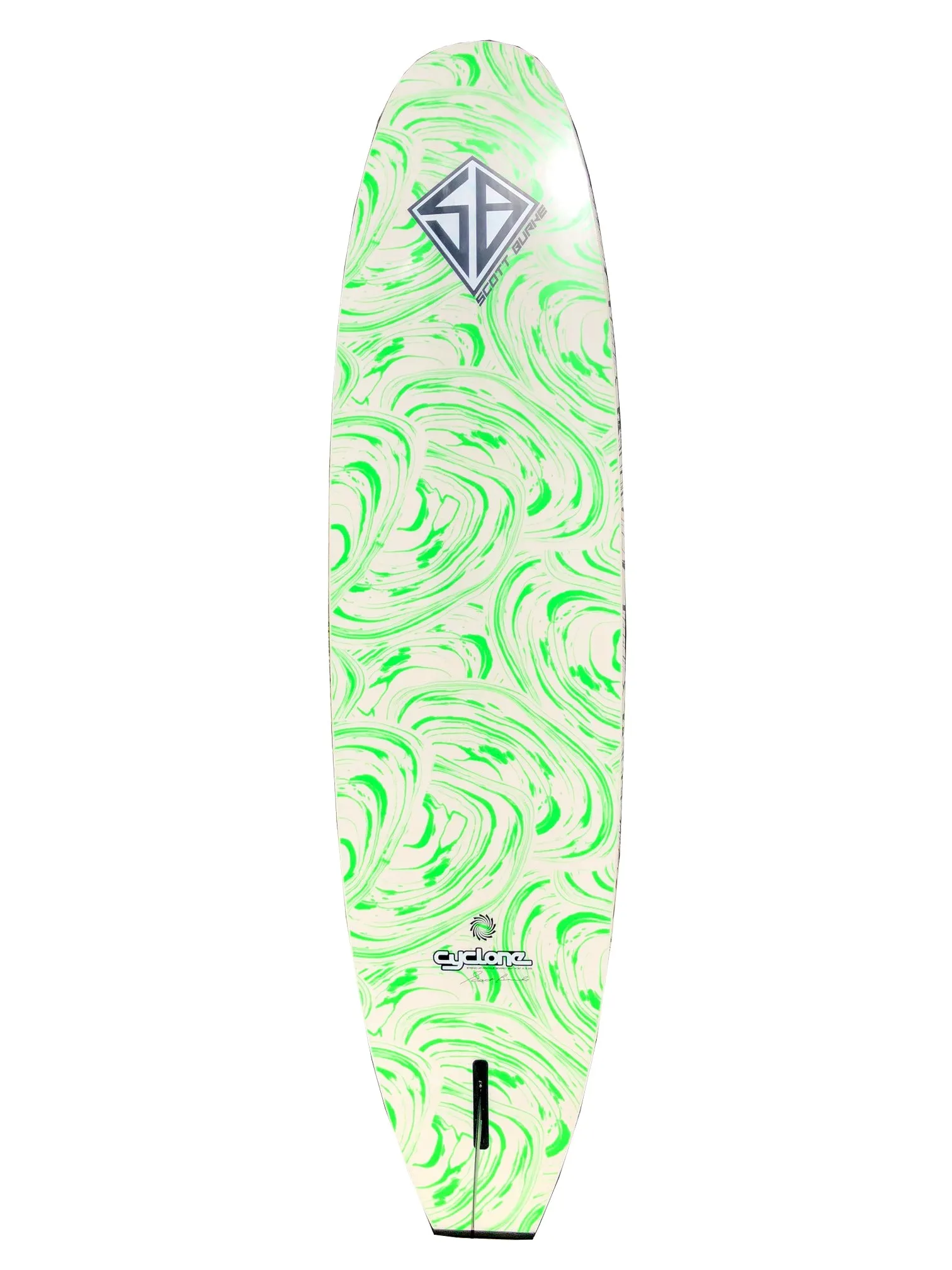 Scott Burke 10'6 Cyclone Classic Foam Stand Up Paddleboard Package