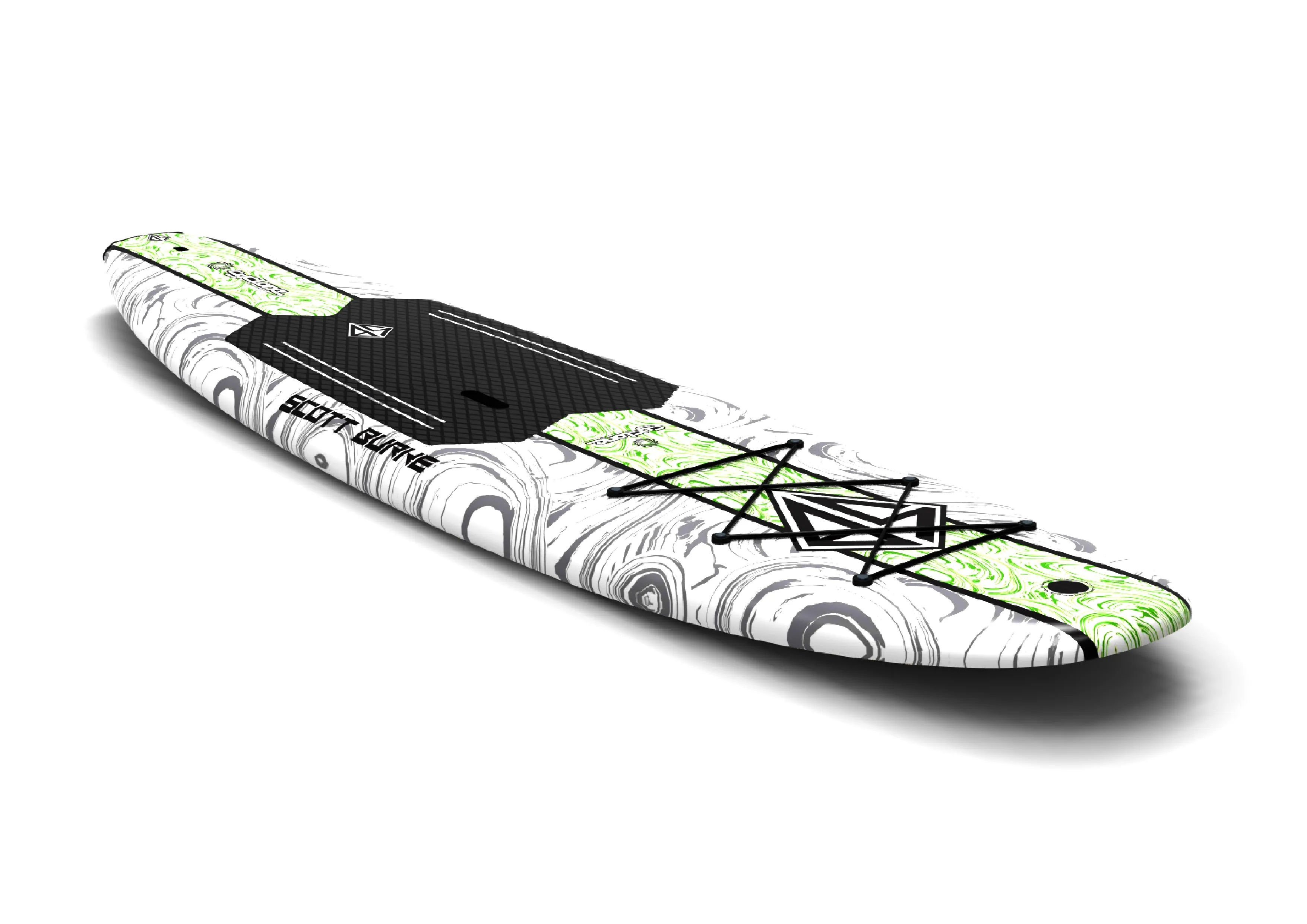Scott Burke 10'6 Cyclone Classic Foam Stand Up Paddleboard Package