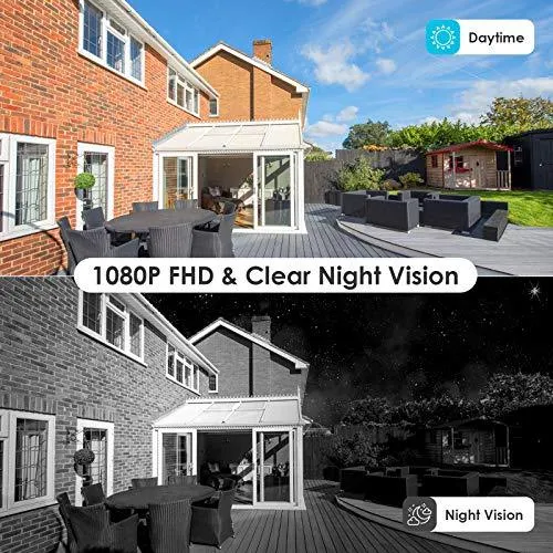 Security Camera Outdoor, Wireless WiFi 360° PTZ Camera, ieGeek 15000mAh Solar Security Camera Battery Powered, Home Surveillance Camera with 2-Way Audio, Motion Detection, 1080P Night Vision, SD/Cloud