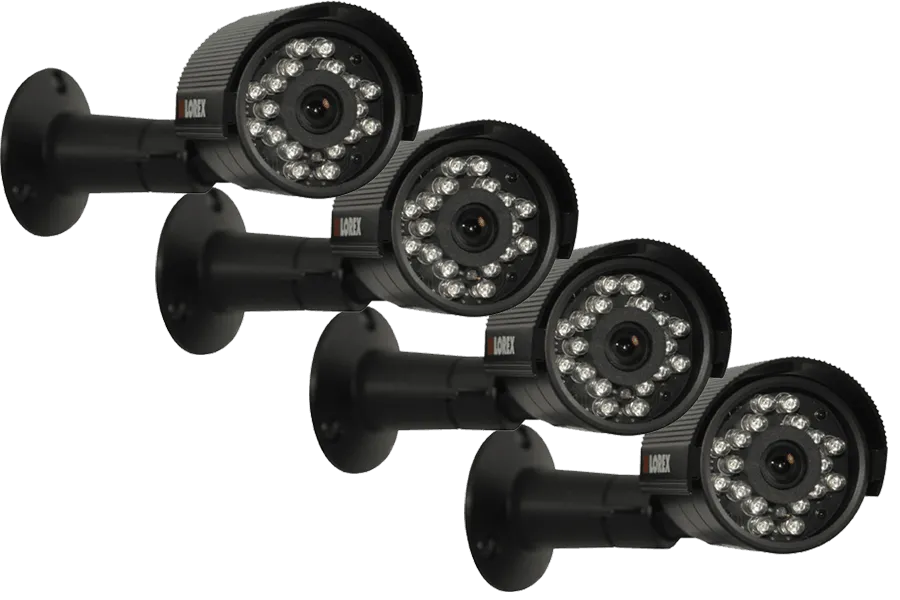 Security cameras with night vision (4 Pack)