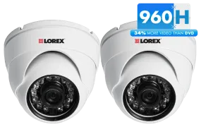 Security dome camera outdoor with 75FT night vision