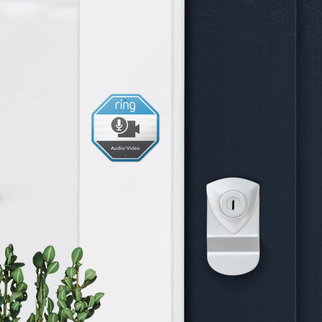 Security Doorplate Sign