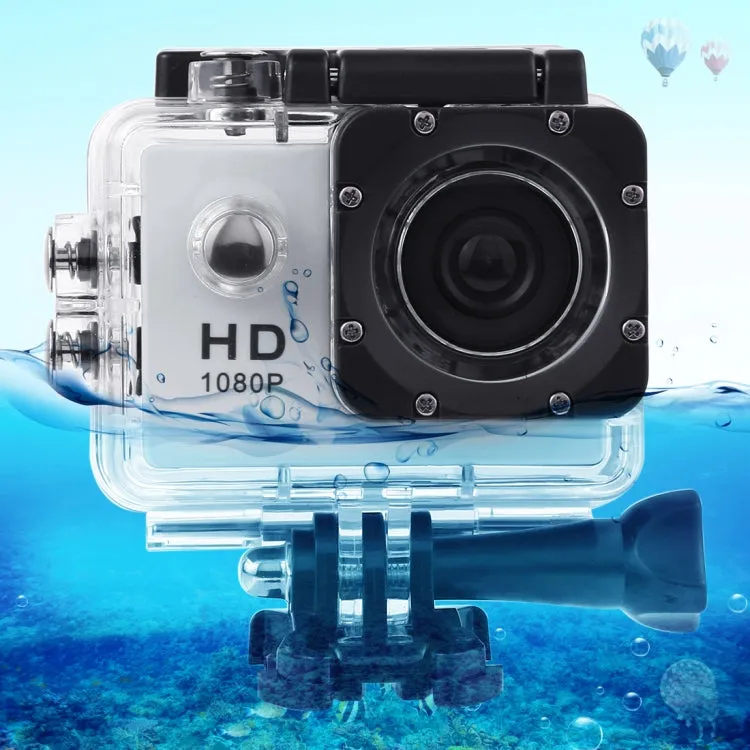SJ4000 Full HD 1080P 2.0 inch LCD Sports Camcorder DV with Waterproof Case, Generalplus 6624, 30m Depth Waterproof(White)