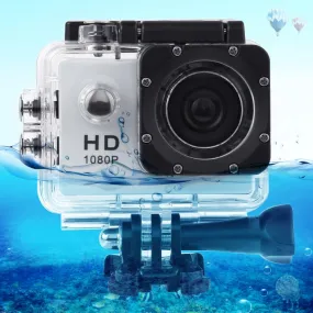 SJ4000 Full HD 1080P 2.0 inch LCD Sports Camcorder DV with Waterproof Case, Generalplus 6624, 30m Depth Waterproof(White)