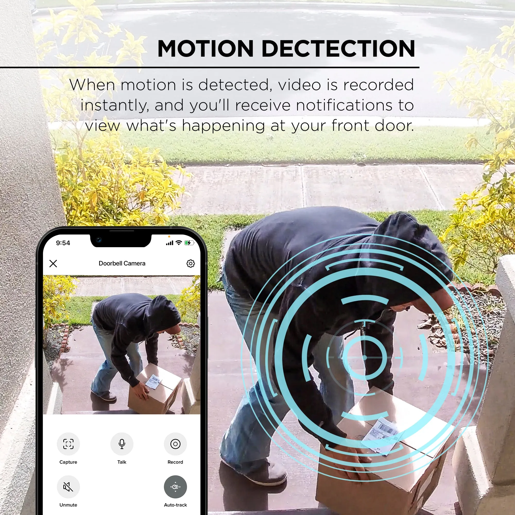 Smart Doorbell Camera, 1080p