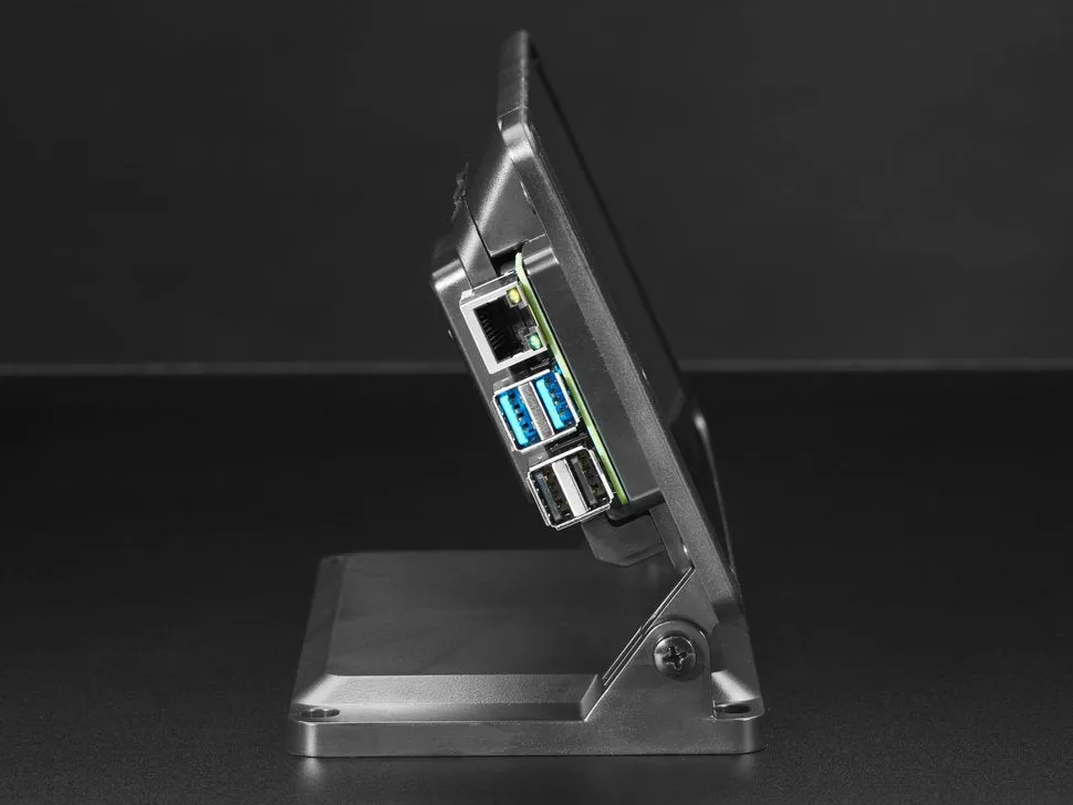 SmartiPi Touch 2 - Stand for Raspberry Pi 7" Touchscreen Display - Compatible with Pi 4