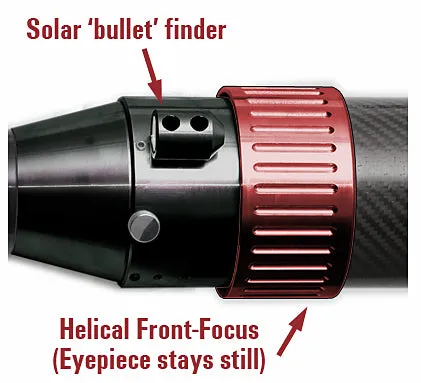 Solar Scout - 80mm Dedicated Carbon Fiber Hydrogen Alpha Telescope