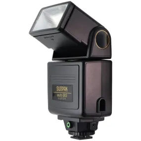Sunpak 383 Super High Auto Mount Camera Flash - Black