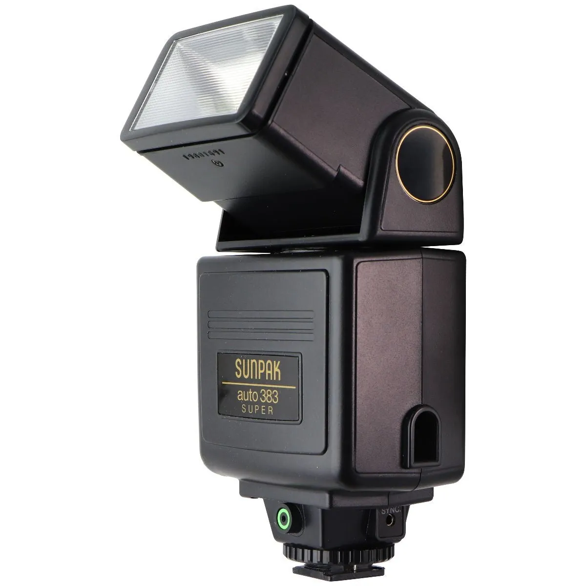 Sunpak 383 Super High Auto Mount Camera Flash - Black