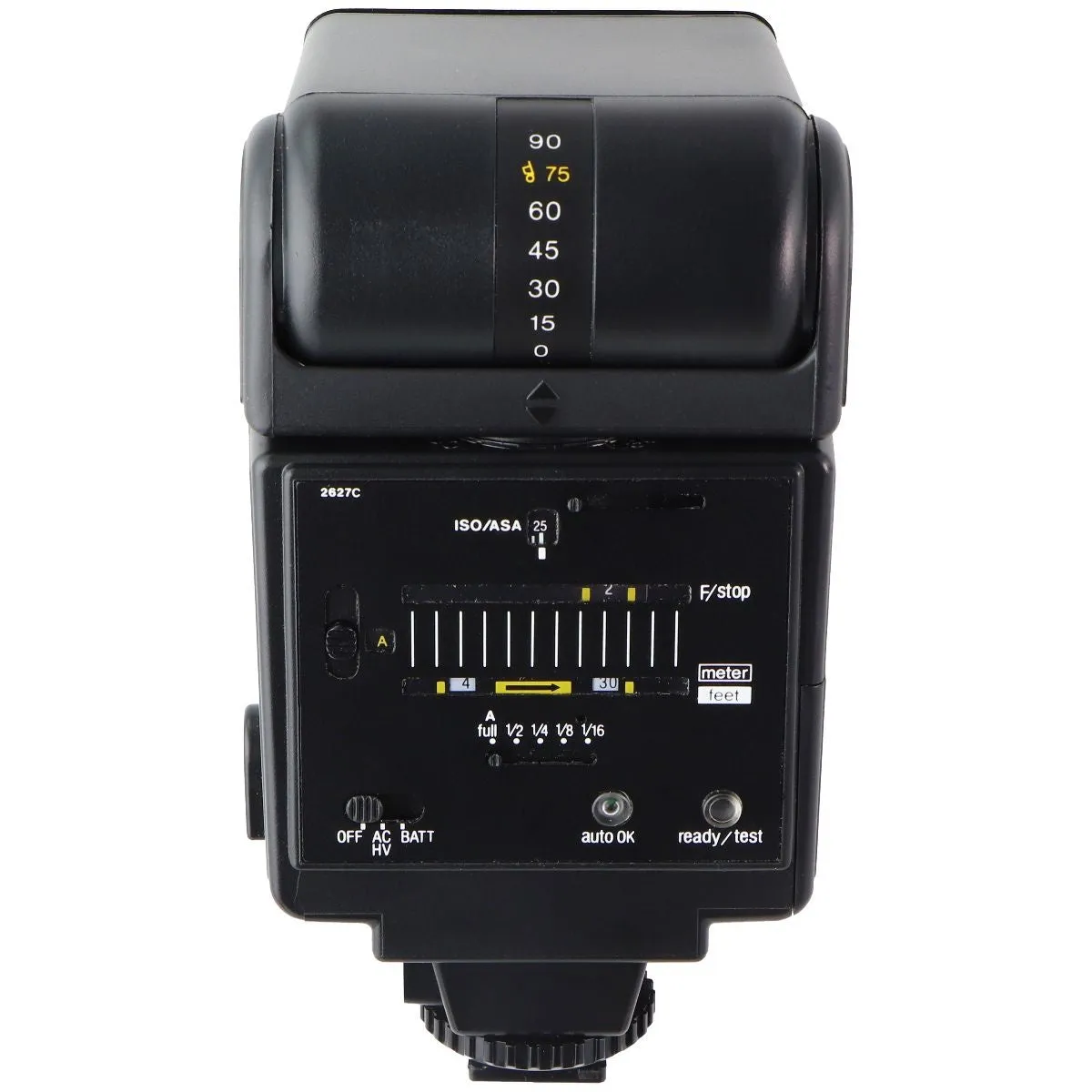 Sunpak 383 Super High Auto Mount Camera Flash - Black