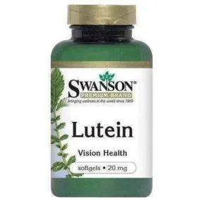 SWANSON Lutein 20mg x 60 Capsules
