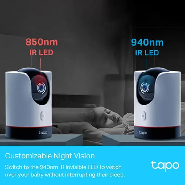 TAPO C225 2K QHD Pan/Tilt AI Home Security Wi-Fi Camera