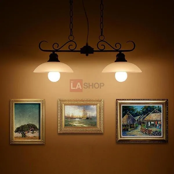 TheLAShop Square Ceiling Light Fixture Flush Mount Dimmable Remote 36W