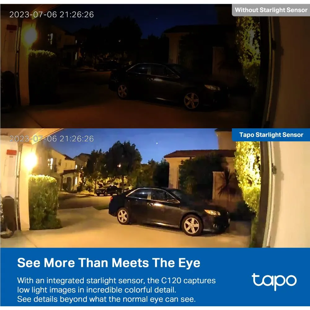 TP-Link Tapo 2K Indoor/Outdoor Wi-Fi Home Security Camera