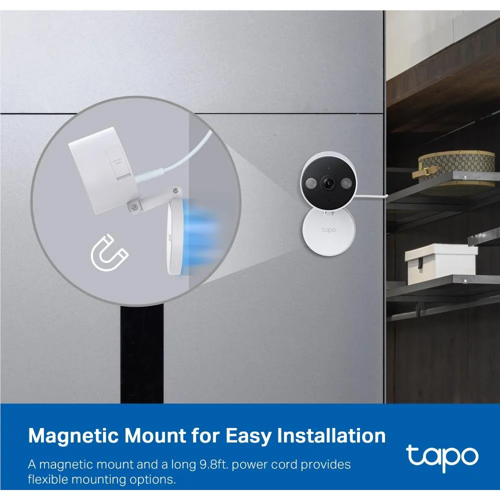 TP-Link Tapo 2K Indoor/Outdoor Wi-Fi Home Security Camera