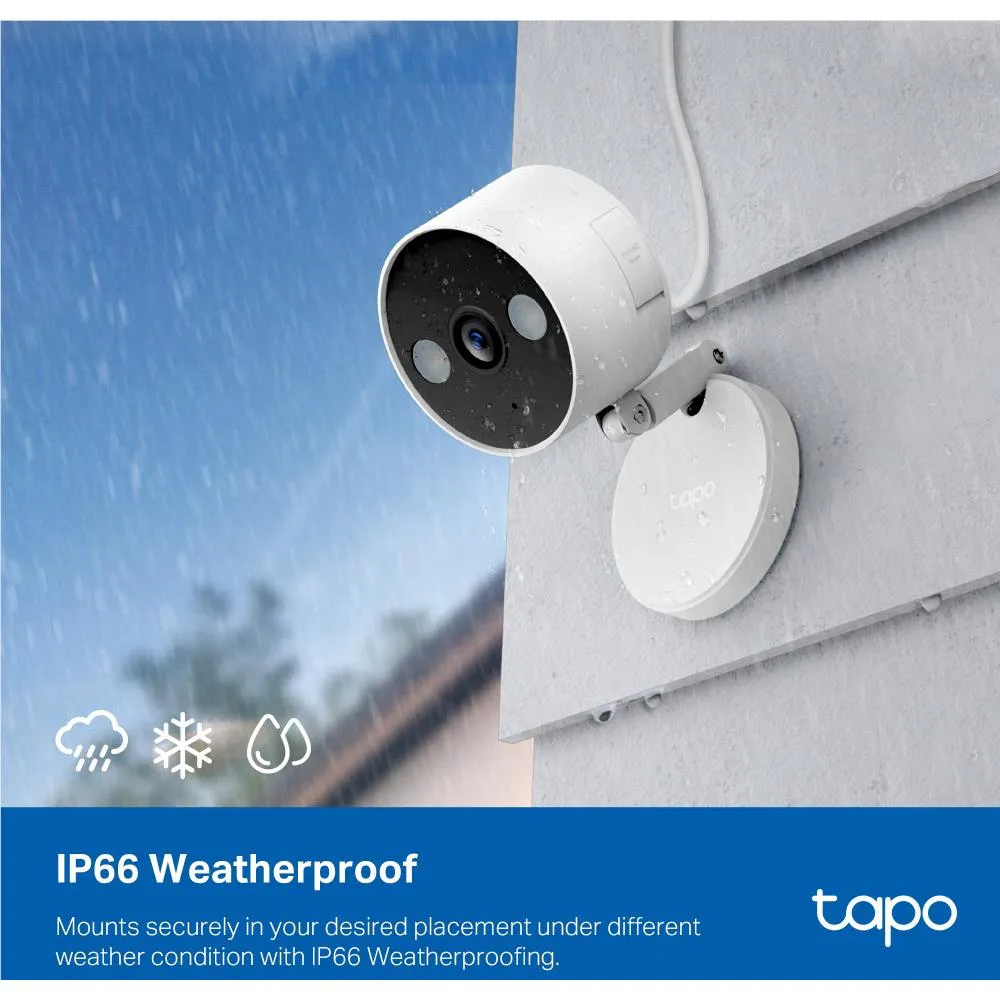 TP-Link Tapo 2K Indoor/Outdoor Wi-Fi Home Security Camera