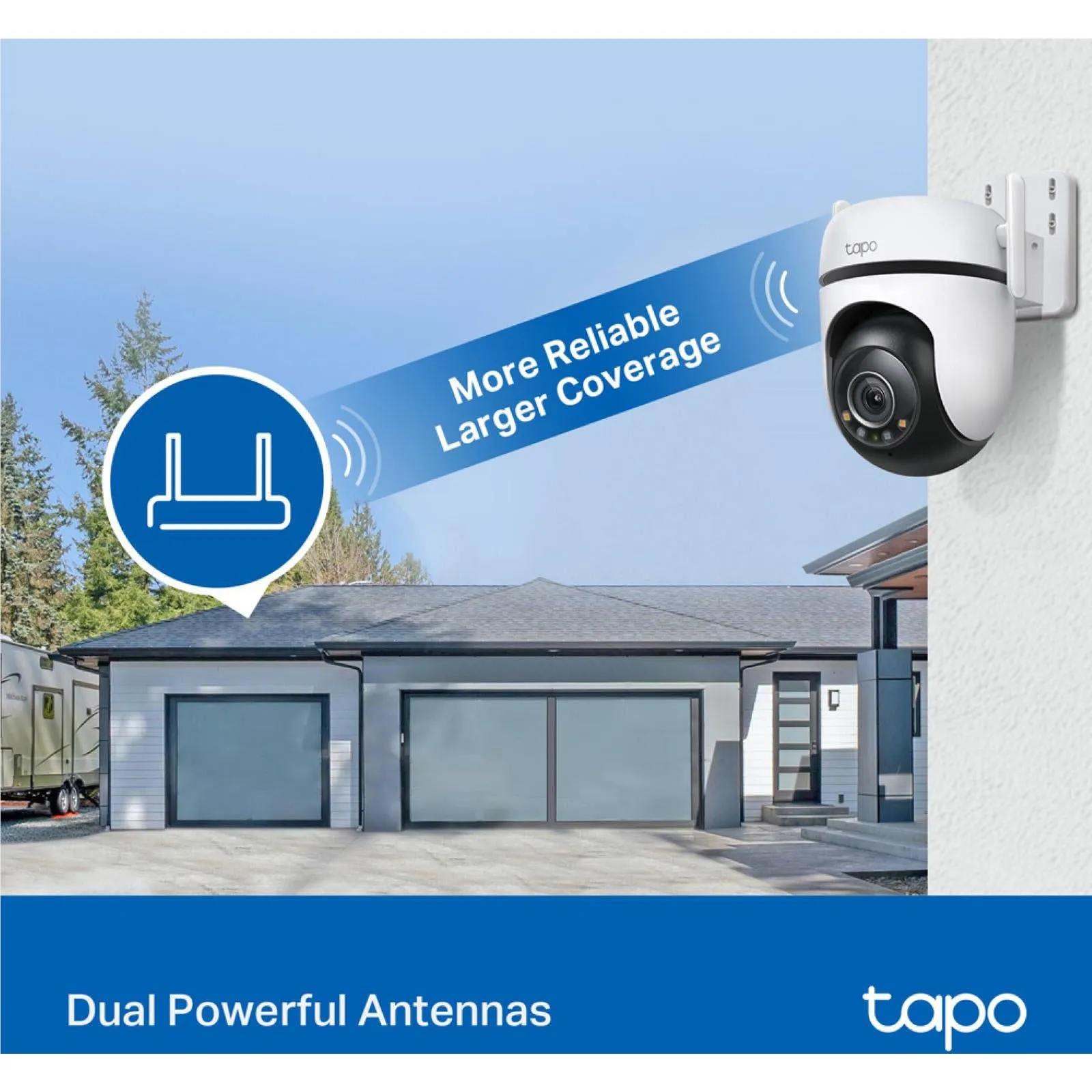 TP-Link Tapo 2K Outdoor Pan/Tilt Security Wi-Fi Camera
