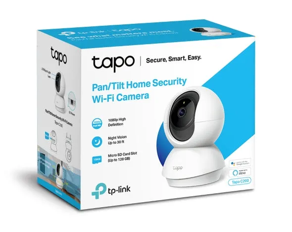 TP-Link Tapo C200 / TC70 / C200C 1080P Full HD Pan & Tilt Wireless WiFi Home Security Surveillance IP Camera