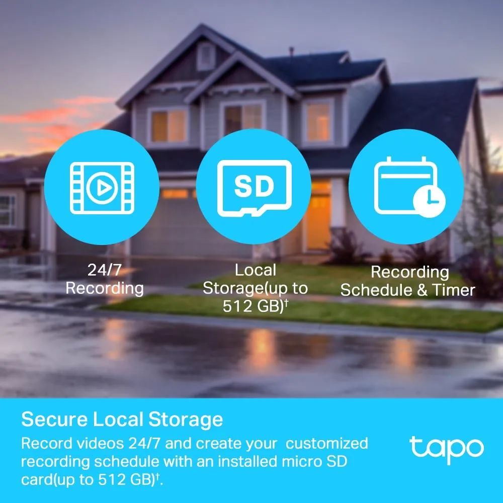 TP-Link Tapo Outdoor Pan& Tilt WiFi Security Camera
