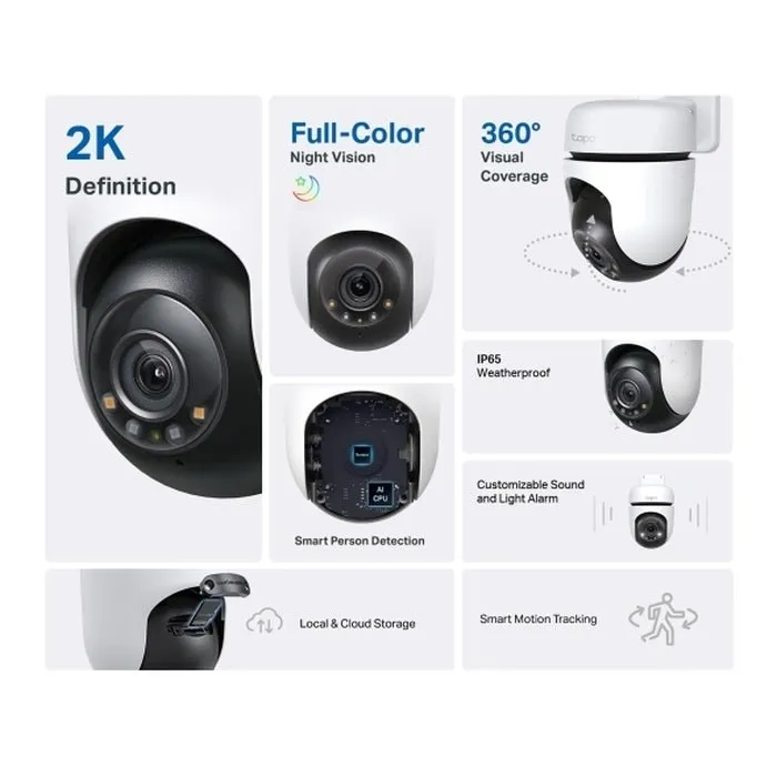 TP-Link Tapo TAPO C510W Outdoor Pan/Tilt Security WiFi Camera