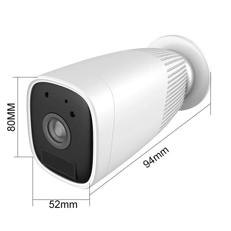 Tuya 1080P WIFI Battery Camera built-in 12000mAh IP Outdoor IP66 Rechargeable