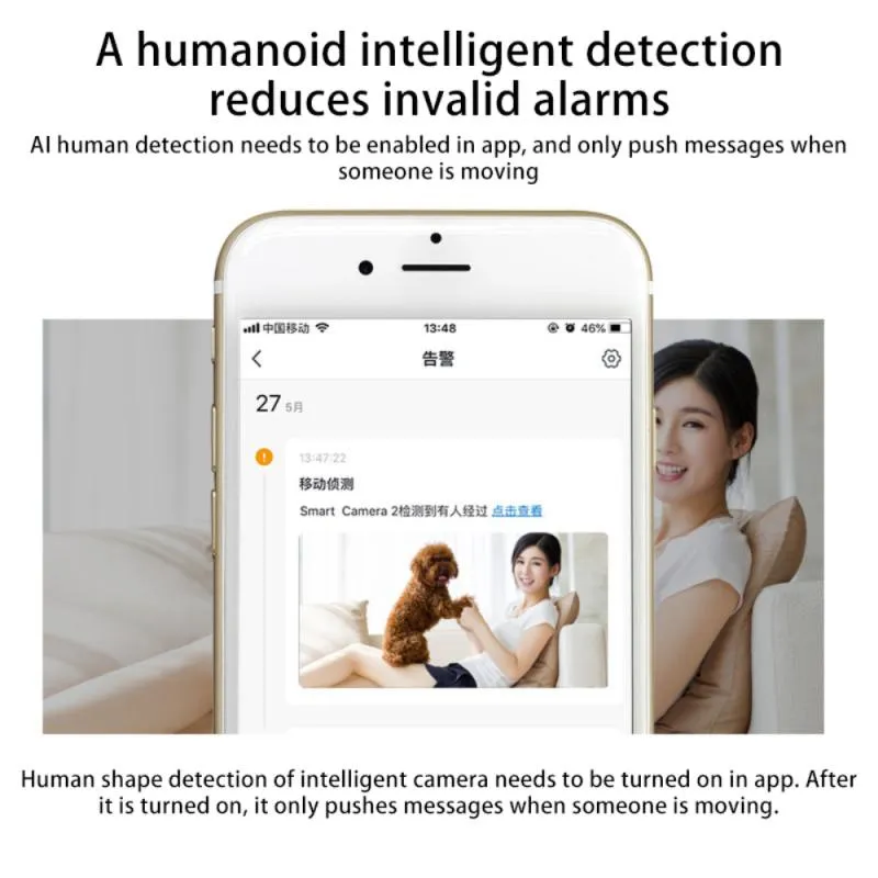 Tuya Smart Wifi Ip Camera Hd 1080P Indoor Camera Wifi Surveillance Nachtzicht Smart App Controle Home Security Draadloze camera