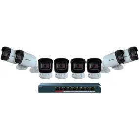 Uniden UC8800 8-Camera 1080p Outdoor Security Cloud System with 9-Port PoE Switch