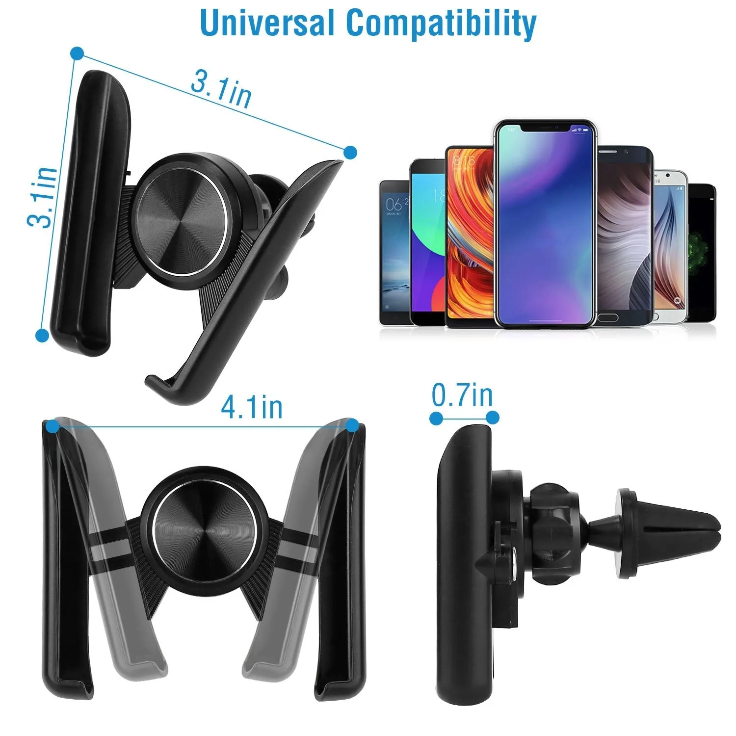 Universal Car Air Vent Phone Mount Car Phone Holder Bracket Cradle