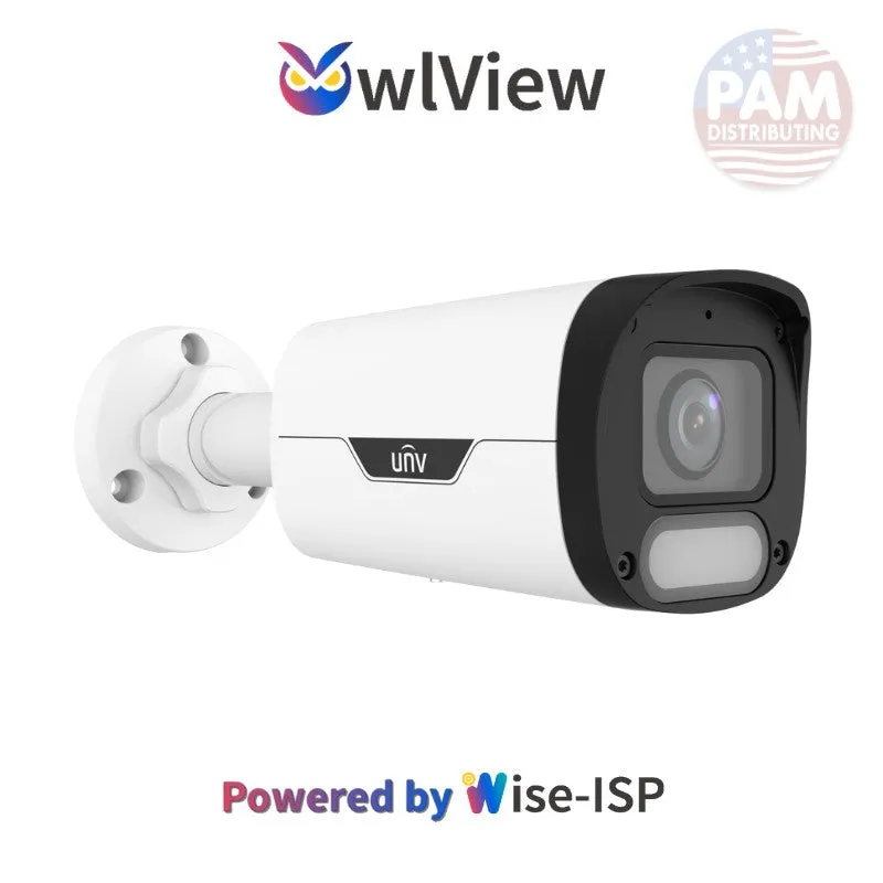 UNIVIEW IPC2314SR-ADF28KM-WP: 4MP ColorHunter w/ Wise-ISP Fixed Bullet Camera