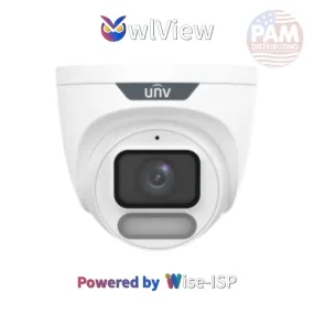 UNIVIEW IPC3624SR-ADF28KM-WP: 4MP ColorHunter w/ Wise-ISP Fixed Turret Camera