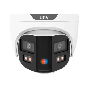 UNIVIEW IPC3K28SE-ADF28KMC-DL-I0: 8MP 4k ColorHunter OmniView Series Panoramic Active Deterrence Fixed Turret Camera