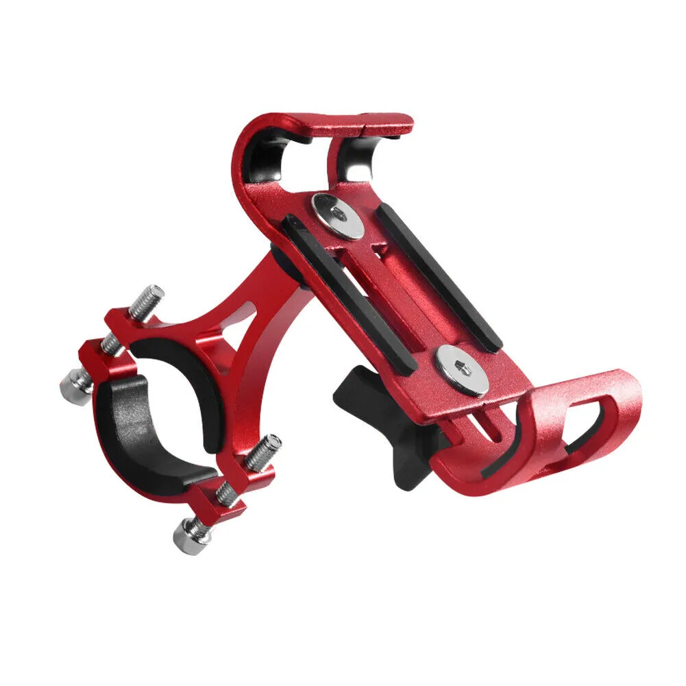 US 2-4 Pcs Motorcycle Bike Phone Stand Aluminum Mobile Holder Mount Handlebar