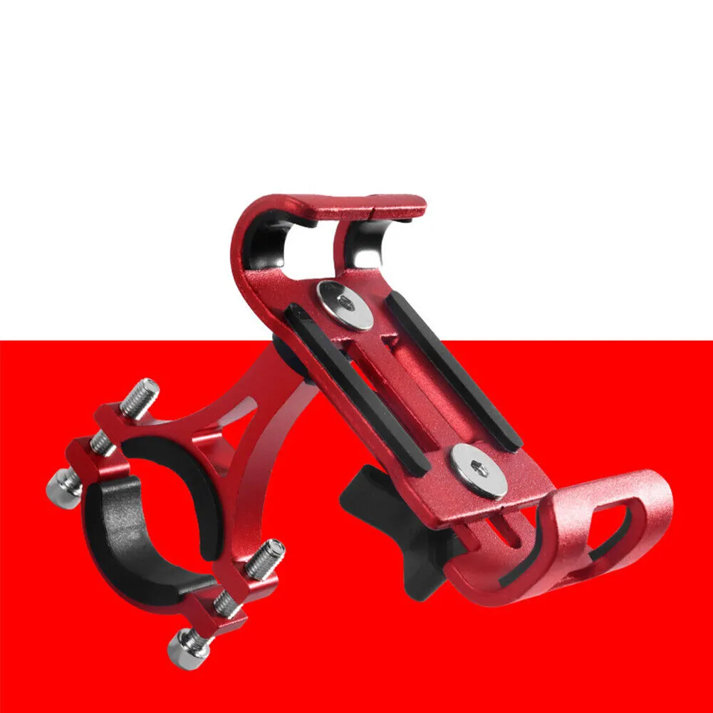 US 2-4 Pcs Motorcycle Bike Phone Stand Aluminum Mobile Holder Mount Handlebar