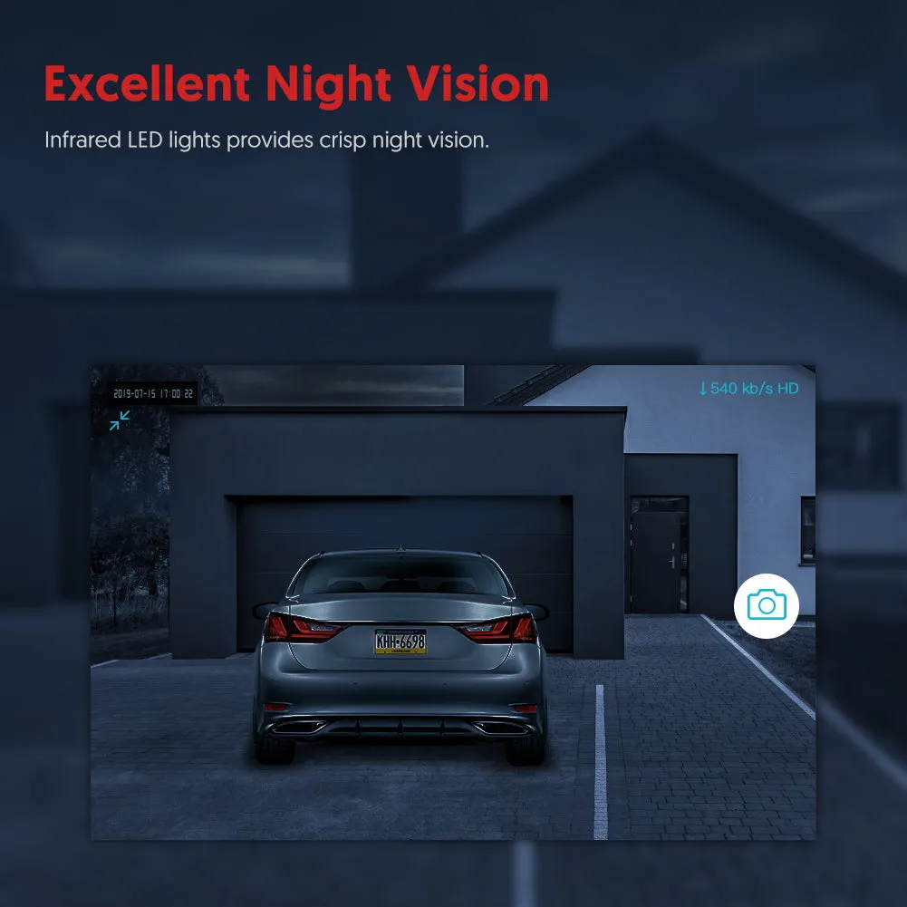 Victure PC750 1080P Outdoor Security Camera for Home Security